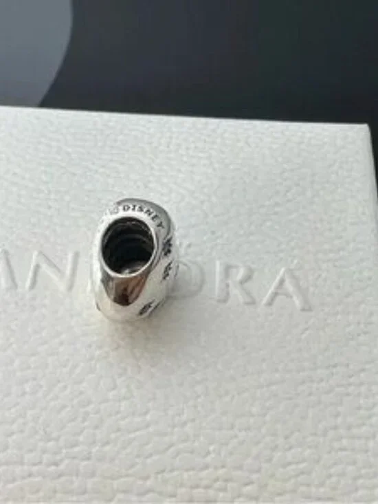 Pandora Disney, Cinderella Heart Wish 925 Ale with CZ Charm - Picture 4 of 4